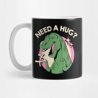 Do You Need a Hug? T-Rex Snoopy Style by Tobe Fonseca Mug